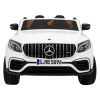 Auto Mercedes GLC 63S dla dzieci Biały SUV + Napęd 4x4