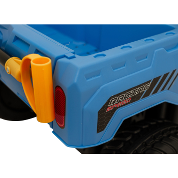 Auto Pick-Up Speed 900 dla dzieci Niebieski + Napęd 4x4 + Ruchomy kiper + Bagażnik + Pilot + Łopatka + Audio LED