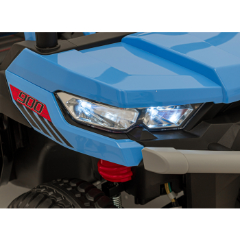 Auto Pick-Up Speed 900 dla dzieci Niebieski + Napęd 4x4 + Ruchomy kiper + Bagażnik + Pilot + Łopatka + Audio LED