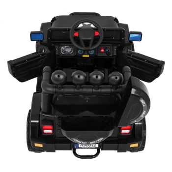 Auto Terenowe Full Time 4WD dla dzieci Czarny + Napęd 4x4 + Pilot