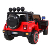 Auto Terenowe Full Time 4WD dla dzieci Czerwony + Napęd 4x4 + Pilot + Audio LED + Schowek