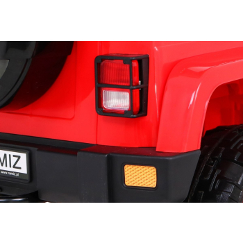 Auto Terenowe Full Time 4WD dla dzieci Czerwony + Napęd 4x4 + Pilot + Audio LED + Schowek