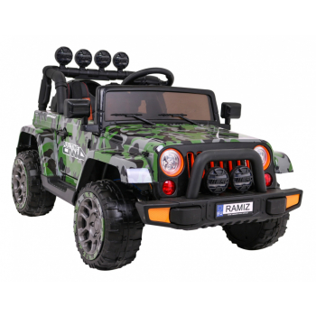 Auto Terenowe Full Time 4WD dla dzieci Lakier Moro + Napęd 4x4 + Pilot + Audio LED + Schowek