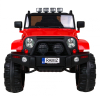 Auto na akumulator All Terrain dla dzieci Czerwony Terenówka typu jeep + Pilot + Światła Dźwięki