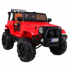 Auto na akumulator All Terrain dla dzieci Czerwony Terenówka typu jeep + Pilot + Światła Dźwięki