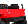 Auto na akumulator All Terrain dla dzieci Czerwony Terenówka typu jeep + Pilot + Światła Dźwięki