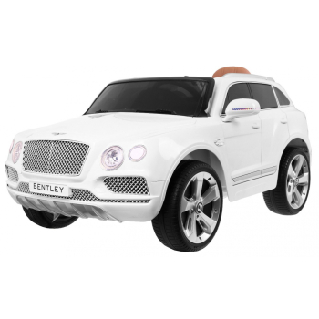 Auto na akumulator Bentley Bentayga dla dzieci, Biały