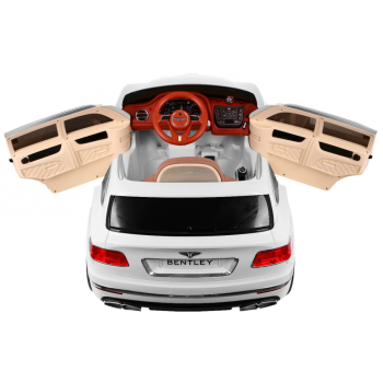 Auto na akumulator Bentley Bentayga dla dzieci, Biały