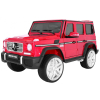 Auto na akumulator Mercedes AMG G65 dla dzieci Czerwony + Lakierowany + Bagażnik + Światła Dźwięki