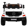 Auto na akumulator Mercedes-Benz Zetros dla dzieci Biały + 2-osobowy + Bagażnik + Pilot