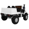 Auto na akumulator Mercedes-Benz Zetros dla dzieci Biały + 2-osobowy + Bagażnik + Pilot