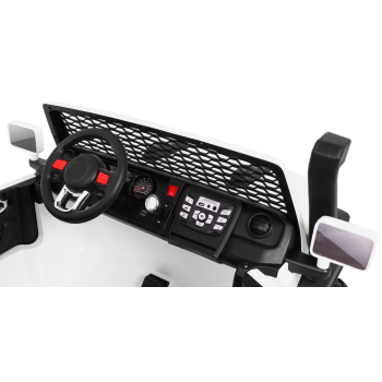 Auto terenowe AllRoad dla 2 dzieci Biały + Napęd 4x4 + Pilot