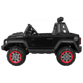Auto terenowe AllRoad dla 2 dzieci Czarny + Napęd 4x4 + Pilot + Wolny Start + MP3 LED
