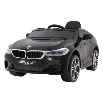 BMW 6 GT Autko na akumulator Czarny + Pilot + Wolny Start + EVA + Pasy + LED MP3