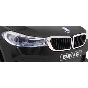 BMW 6 GT Autko na akumulator Czarny + Pilot + Wolny Start + EVA + Pasy + LED MP3