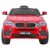 BMW X6M Elektryczne Autko dla dzieci, Czerwony SUV + Pilot