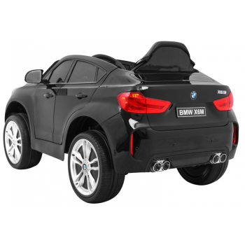 BMW X6M Elektryczne Autko dla dzieci - Czarny SUV + Pilot