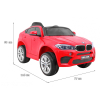 BMW X6M Elektryczne Autko dla dzieci - Czerwony SUV + Pilot