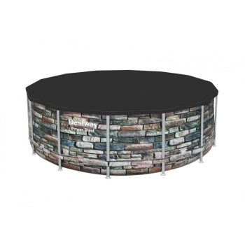 Basen Stelażowy 14 FT 427 x 122 cm Power Steel BESTWAY