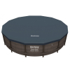 Basen Stelażowy 14FT 427x107 cm Power Steel Deluxe Rattan S