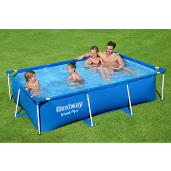 Basen Stelażowy Deluxe Jr Steel Pro BESTWAY do Ogrodu 259x170x61cm
