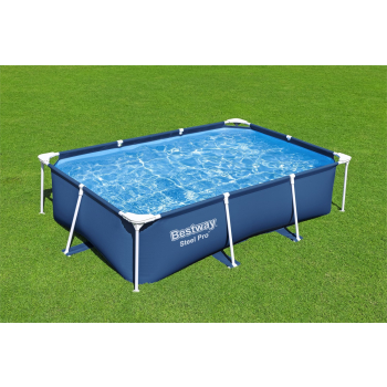 Basen Stelażowy DeluxeJr Steel Pro 259x170x61 BESTWAY do Ogrodu
