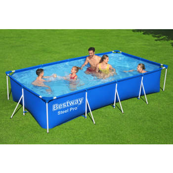 Basen Stelażowy Family Steel Pro BESTWAY 400x211x81cm + Zestaw naprawczy
