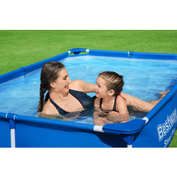 Basen Stelażowy Splash Jr Steel Pro BESTWAY 221x150x43cm + Zestaw naprawczy