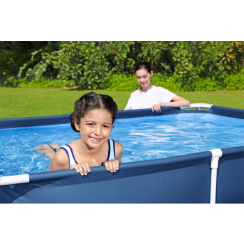 Basen Stelażowy SplashJr Steel Pro 221x150x43 BESTWAY + Zestaw naprawczy