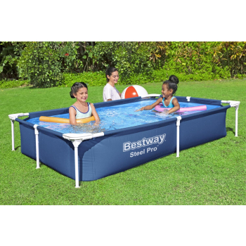 Basen Stelażowy SplashJr Steel Pro 221x150x43 BESTWAY + Zestaw naprawczy