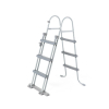 Basen stelażowy Power Steel 404x201x100 Szary 13x6FT BESTWAY 6w1 + Pompa piaskowa + Drabinka