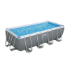 Basen stelażowy Power Steel 488x244x122 16x8FT BESTWAY 6w1 + Pompa piaskowa