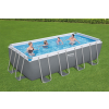 Basen stelażowy Power Steel 488x244x122 16x8FT BESTWAY 6w1 + Pompa piaskowa