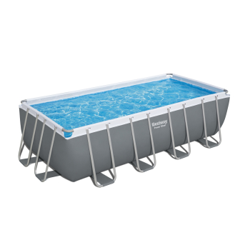 Basen stelażowy Power Steel 488x244x122 16x8FT BESTWAY 6w1 + Pompa piaskowa