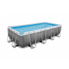 Basen stelażowy Power Steel 549x274x122 Imitacja Rattanu 18x9FT BESTWAY 6w1