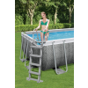 Basen stelażowy Power Steel 549x274x122 Imitacja Rattanu 18x9FT BESTWAY 6w1