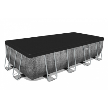 Basen stelażowy Power Steel 549x274x122 Imitacja Rattanu 18x9FT BESTWAY 6w1