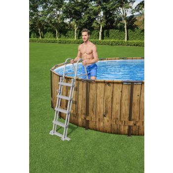 Basen stelażowy Power Steel Swim Vista Series 549x122 Okrągły 18FT BESTWAY 7w1