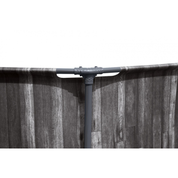 Basen stelażowy Steel Pro MAX 366x100 Imitacja Drewna 12FT BESTWAY 4w1 + Pompa Filtr + Drabinka