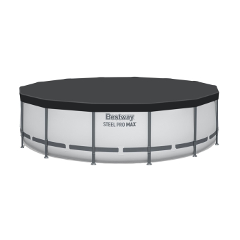 Basen stelażowy Steel Pro MAX 427x107 Szary 14FT BESTWAY 5w1 + Akcesoria