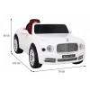 Bentley Mulsanne na akumulator Biały + Pilot + EVA + Wolny Start + MP3 USB + LED
