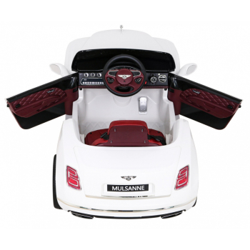 Bentley Mulsanne na akumulator Biały + Pilot + EVA + Wolny Start + MP3 USB + LED