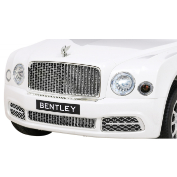 Bentley Mulsanne na akumulator Biały + Pilot + EVA + Wolny Start + MP3 USB + LED