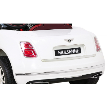 Bentley Mulsanne na akumulator Biały + Pilot + EVA + Wolny Start + MP3 USB + LED