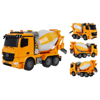 Betoniarka Mercedes-Benz Arocs dla dzieci 6+ Zdalnie sterowany model 1:20 Dźwięki Światła