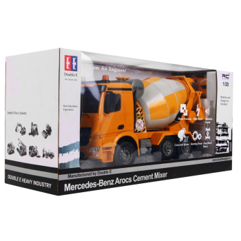 Betoniarka Mercedes-Benz Arocs dla dzieci 6+ Zdalnie sterowany model 1:20 Dźwięki Światła