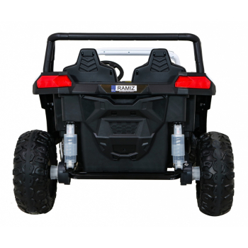 Buggy ATV Racing dla 2 dzieci Biały + Napęd 4x4 + Pilot + Wolny Start + MP3 LED