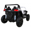 Buggy ATV Strong Racing dla 2 dzieci Biały + Silnik bezszczotkowy + Pompowane koła + Audio LED