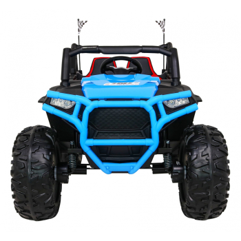 Buggy Racer dla dzieci Niebieski + Napęd 4x4 + Pilot + Wolny Start + Bagażnik + EVA + LED MP3