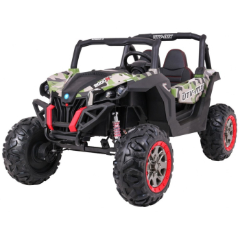 Buggy SuperStar dla dzieci Moro + MP4 + Napęd 4x4 + Pilot + Bagażnik + LED + Blokada drzwi